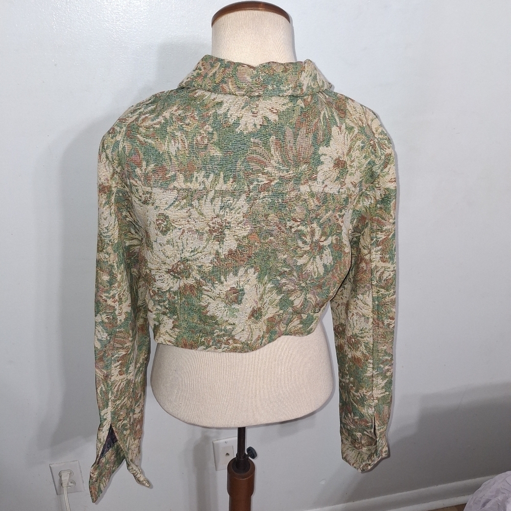 Cropped Fashion Jacket- W Sz Medium /6 - Picture 6 of 7